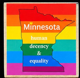 LGBTQ+ Pride Magnets | Handmade Rainbow & Equality Fridge Magnets | Inclusive Minnesota & Ally Decor | Love Wins