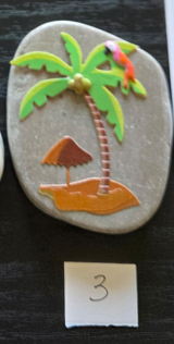 Handmade Stone Tile Magnets – Choose Your Design – One-of-a-Kind Summer, Beach & Inspirational Refrigerator Magnets