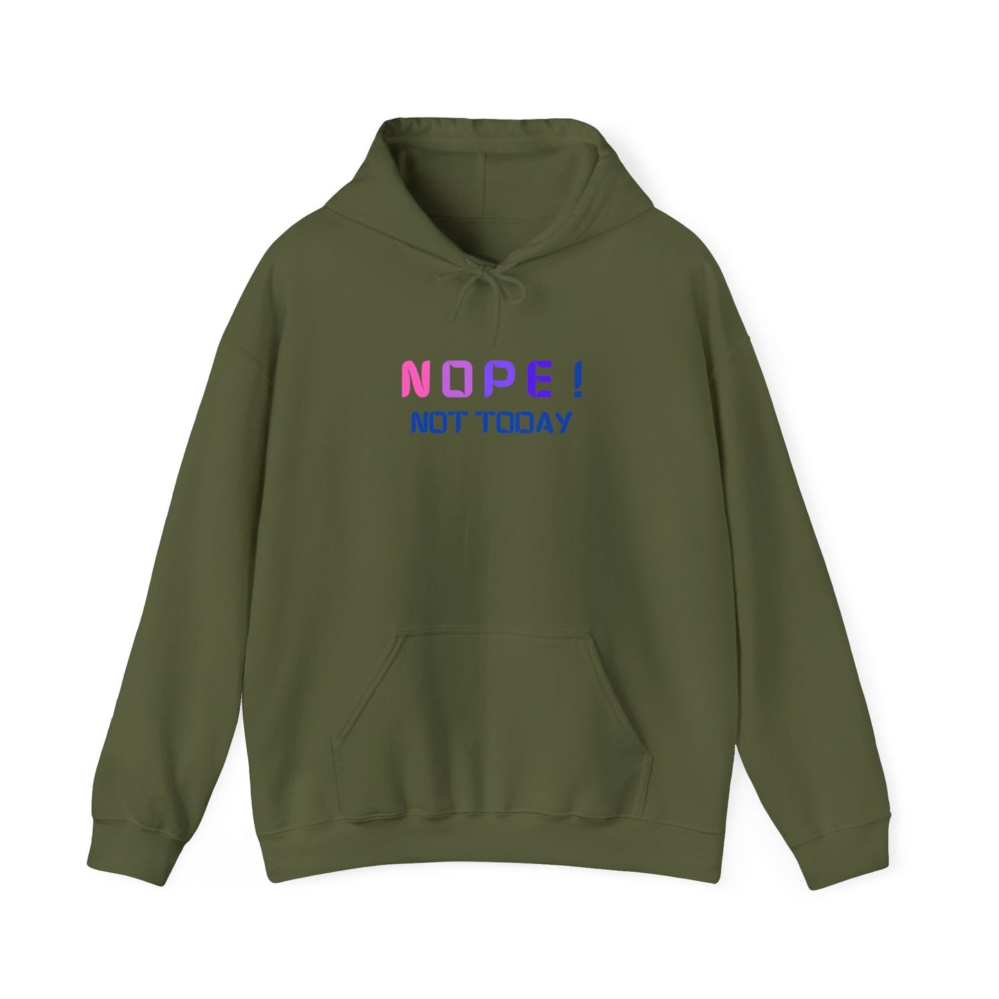 NOPE ! not today Unisex Heavy Blend™ Hooded Sweatshirt