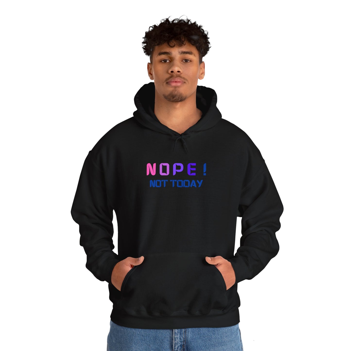 NOPE ! not today Unisex Heavy Blend™ Hooded Sweatshirt