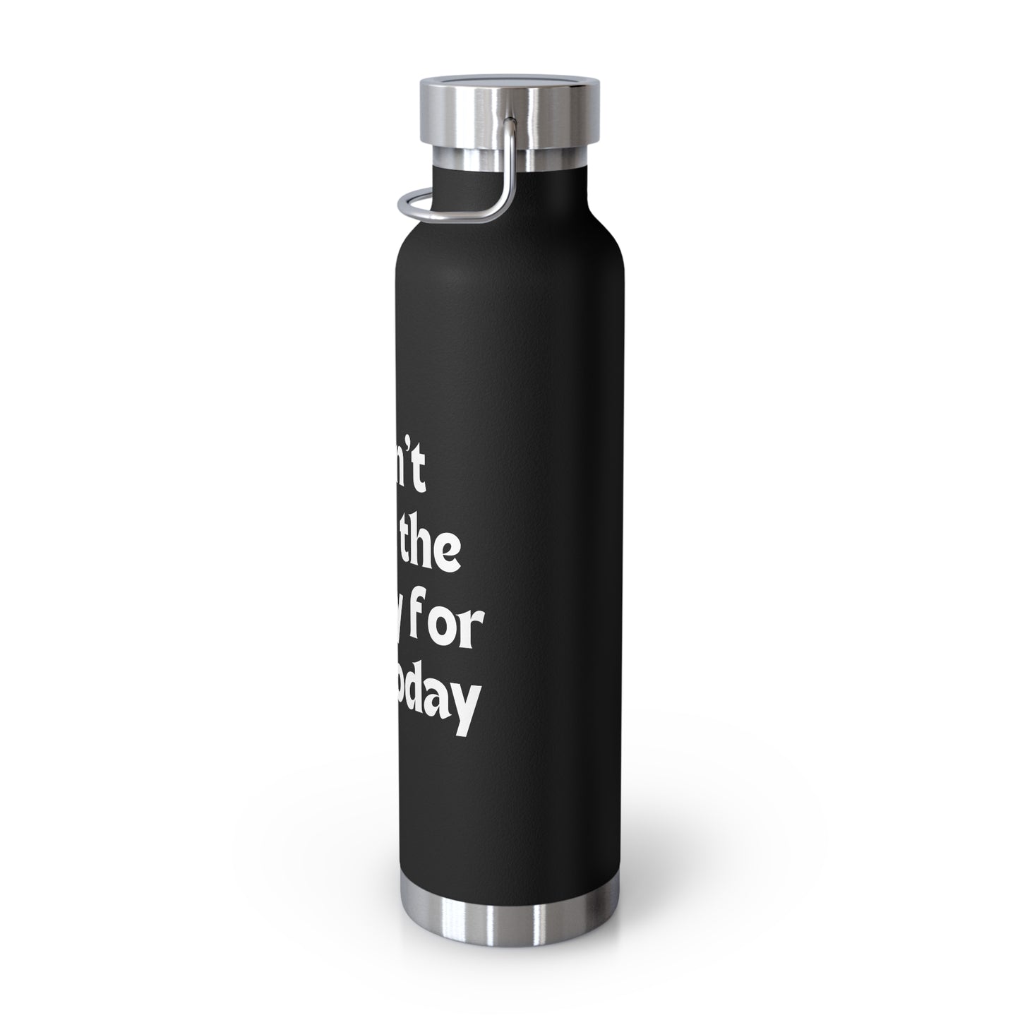 I don't have the energy for you today Copper Vacuum Insulated Bottle, 22oz