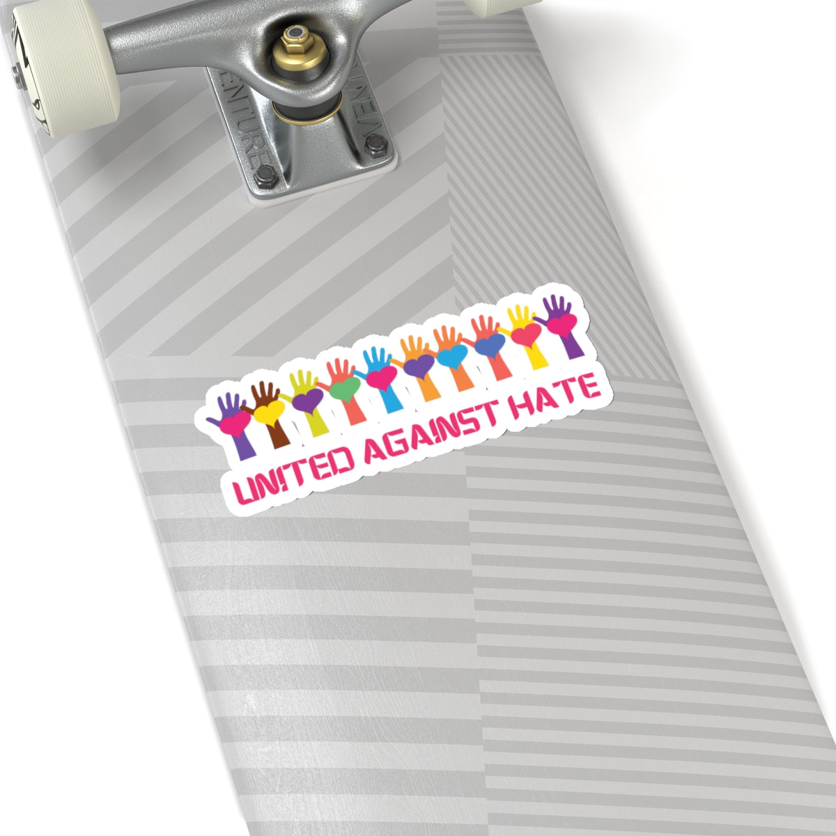 United Against Hate Kiss-Cut Stickers