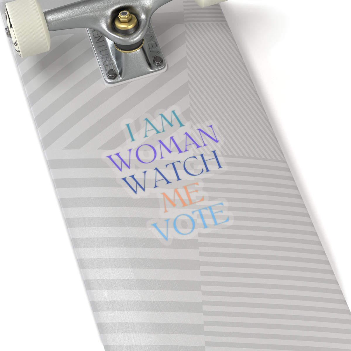 I am woman watch me vote Kiss-Cut Stickers