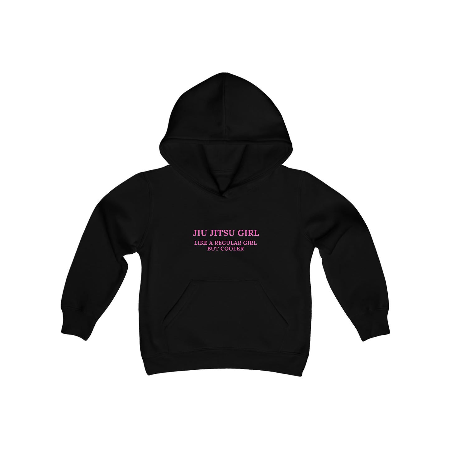 Jiu Jitsu Girl Youth Heavy Blend Hooded Sweatshirt