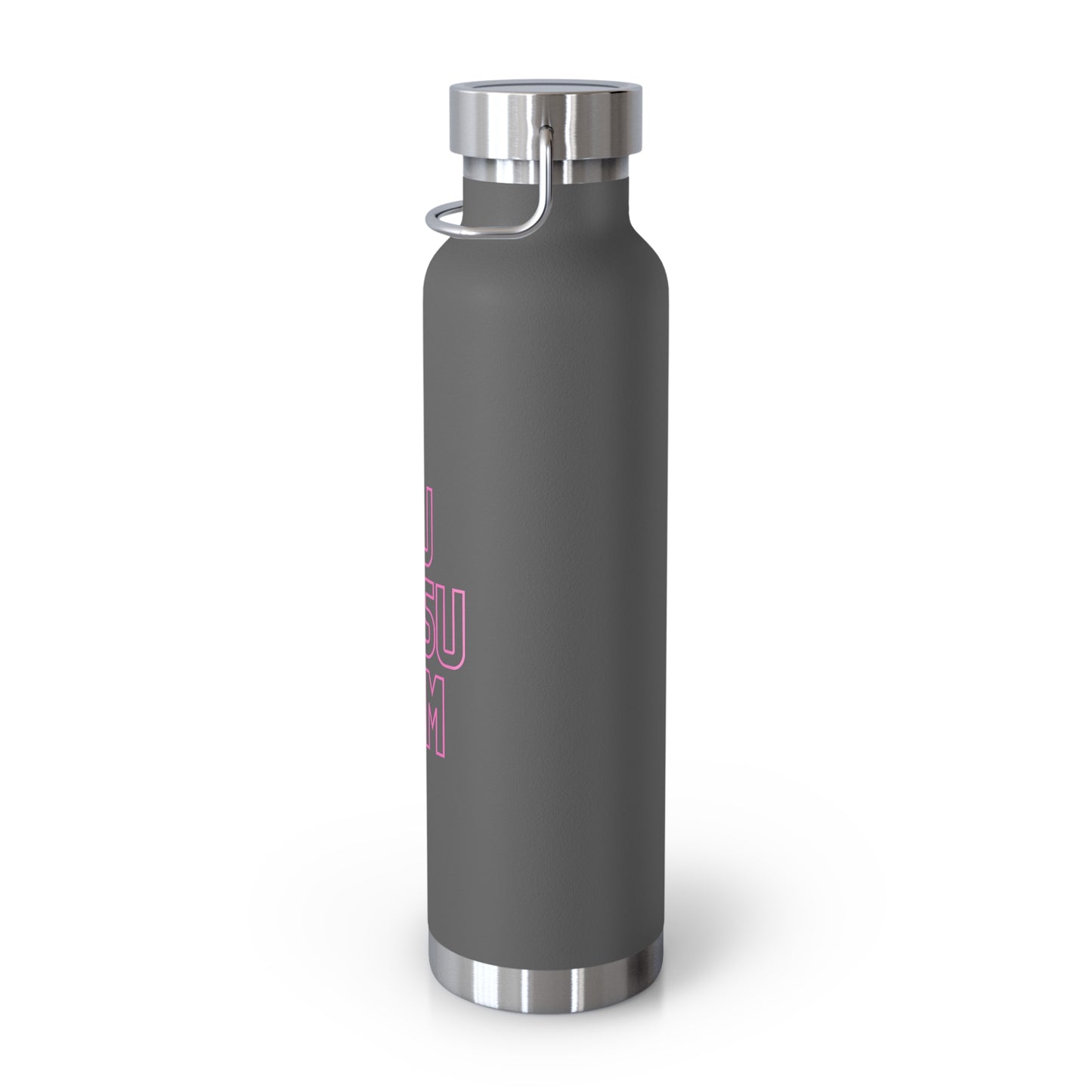 JIU JITSU MOM Copper Vacuum Insulated Bottle, 22oz