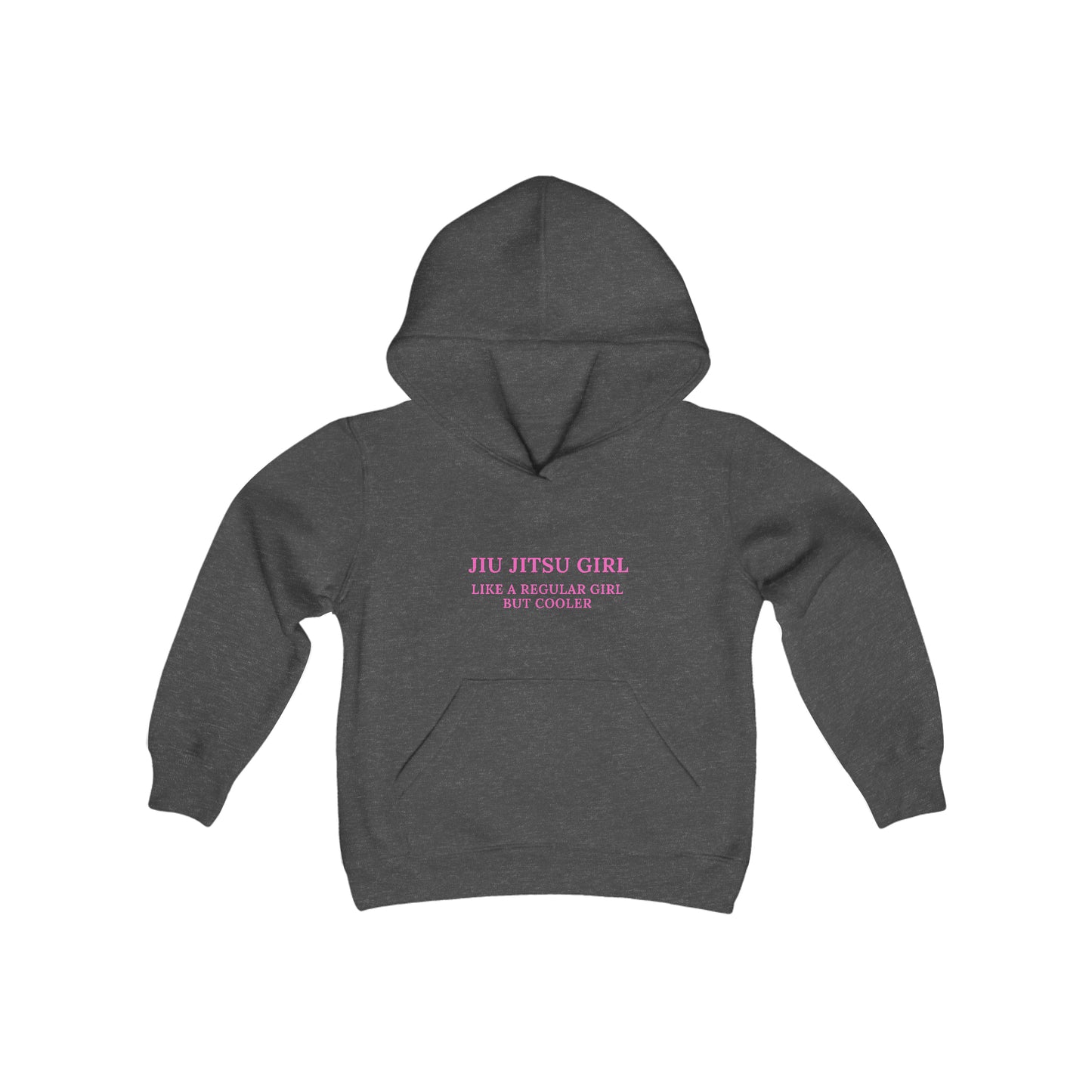 Jiu Jitsu Girl Youth Heavy Blend Hooded Sweatshirt