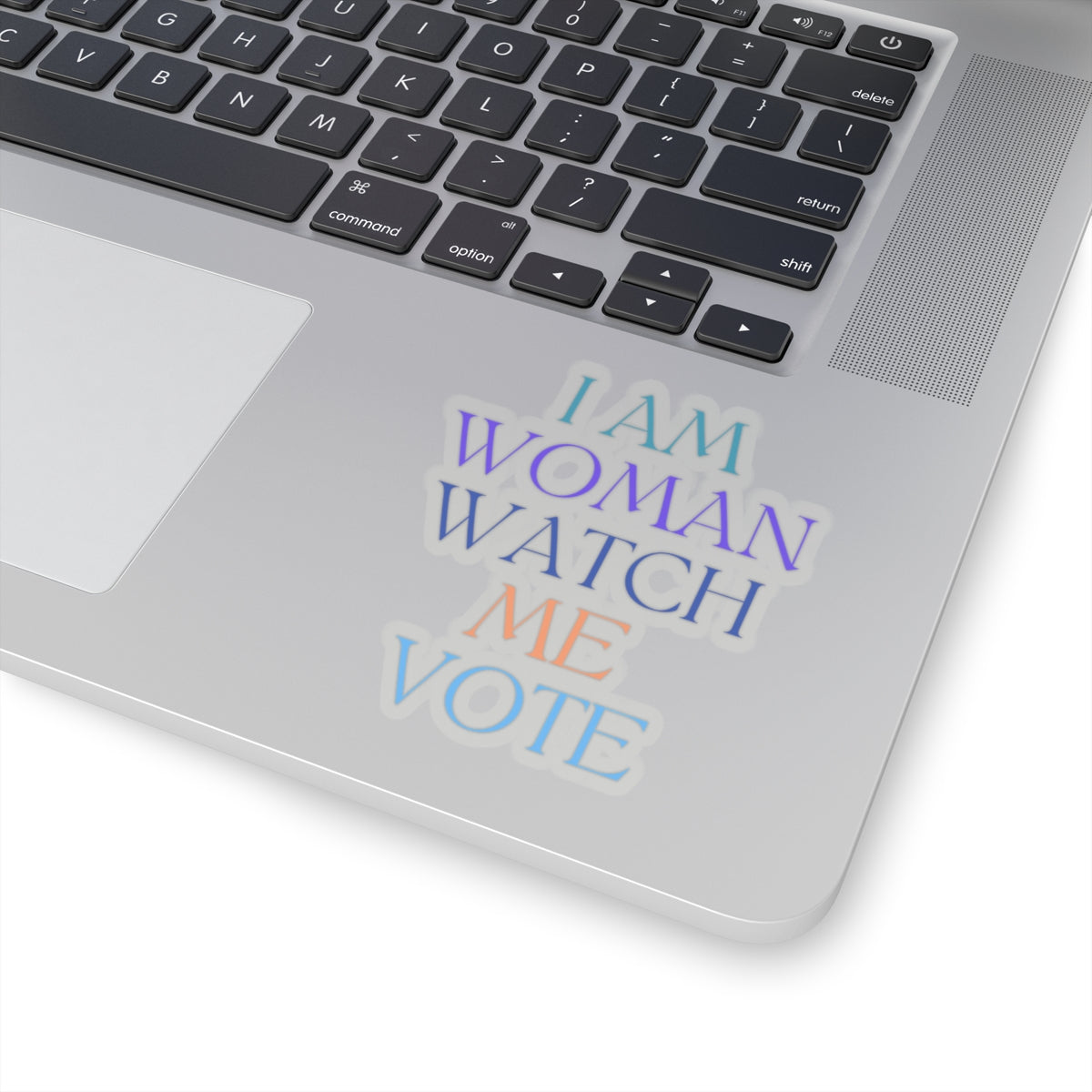 I am woman watch me vote Kiss-Cut Stickers