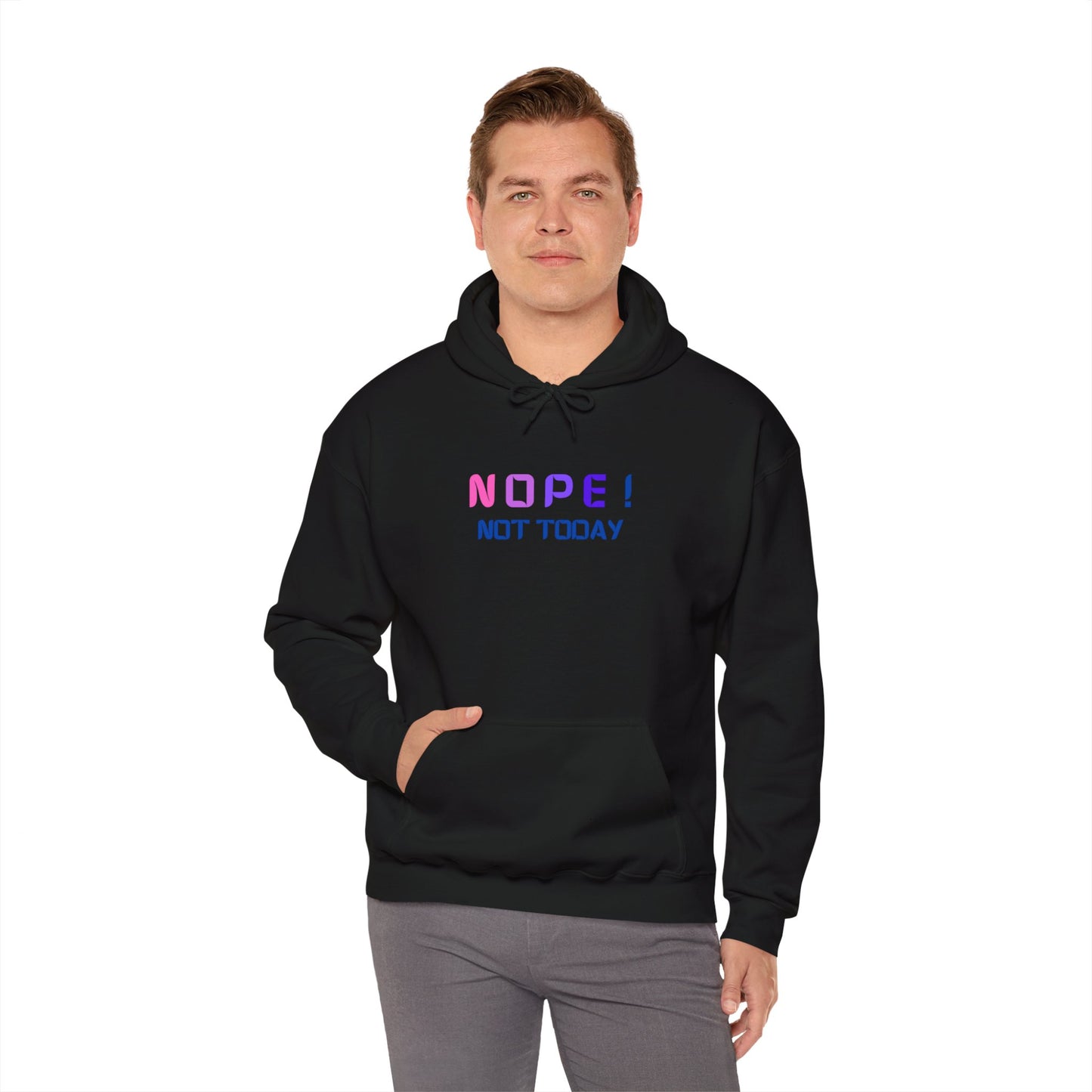 NOPE ! not today Unisex Heavy Blend™ Hooded Sweatshirt