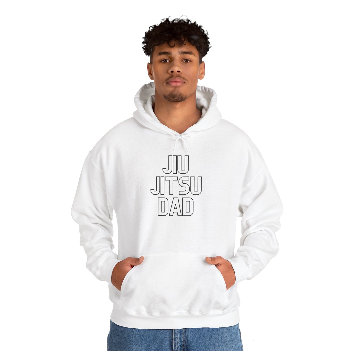 Jiu Jitsu Dad Unisex Heavy Blend™ Hooded Sweatshirt