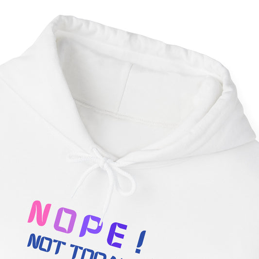 NOPE ! not today Unisex Heavy Blend™ Hooded Sweatshirt