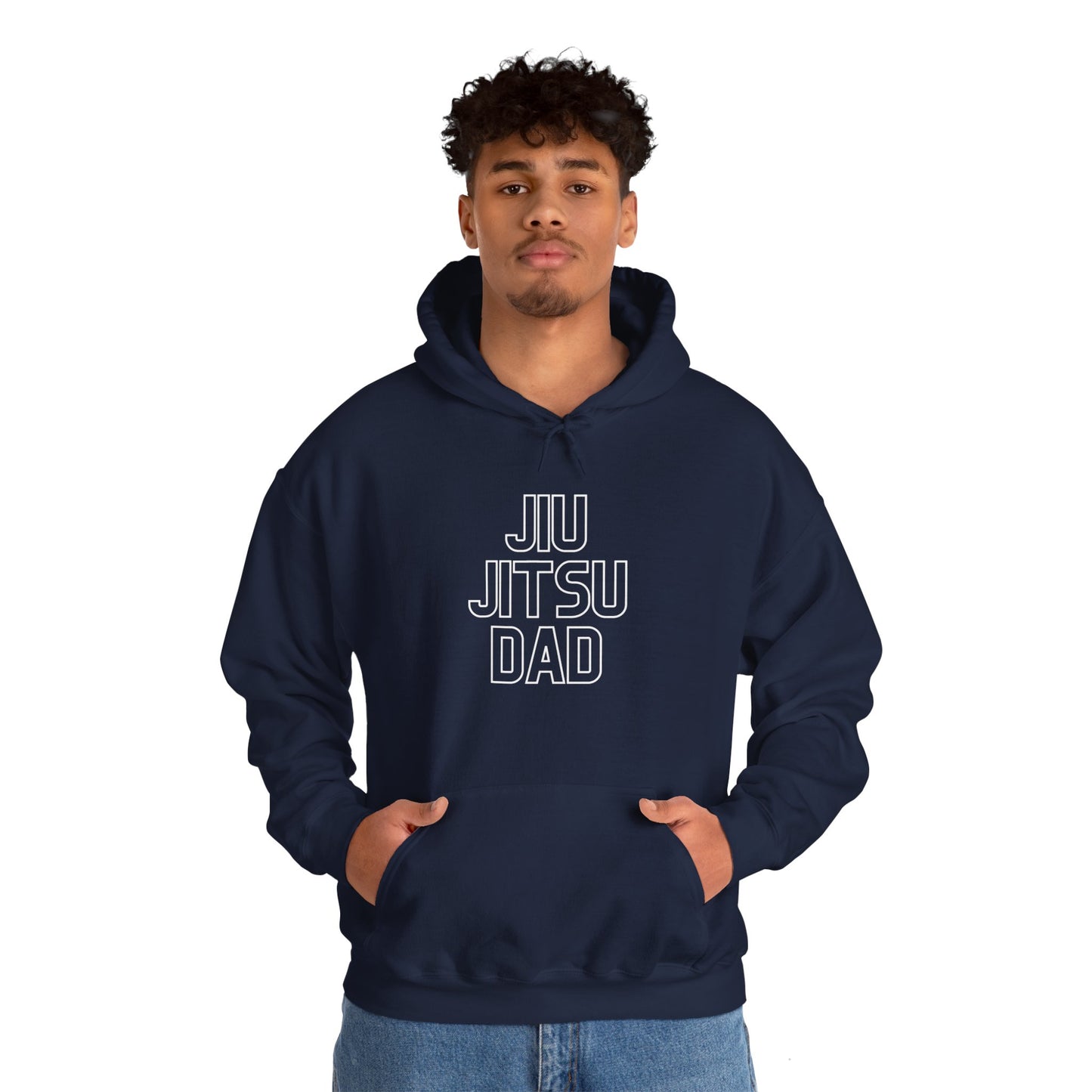 Jiu Jitsu Dad Unisex Heavy Blend™ Hooded Sweatshirt