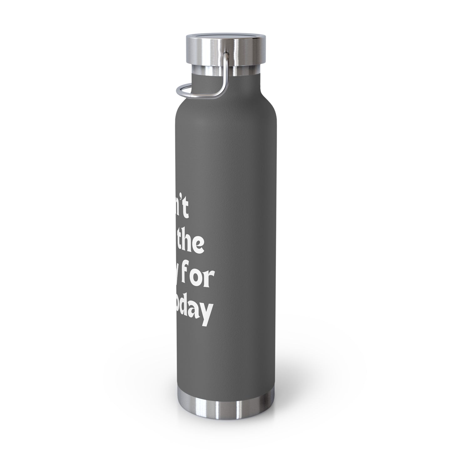 I don't have the energy for you today Copper Vacuum Insulated Bottle, 22oz