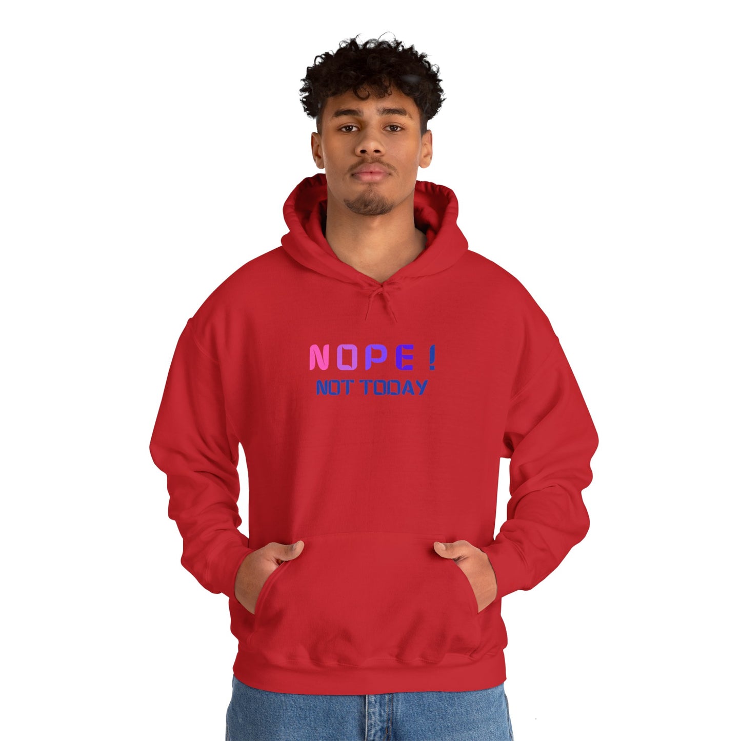 NOPE ! not today Unisex Heavy Blend™ Hooded Sweatshirt