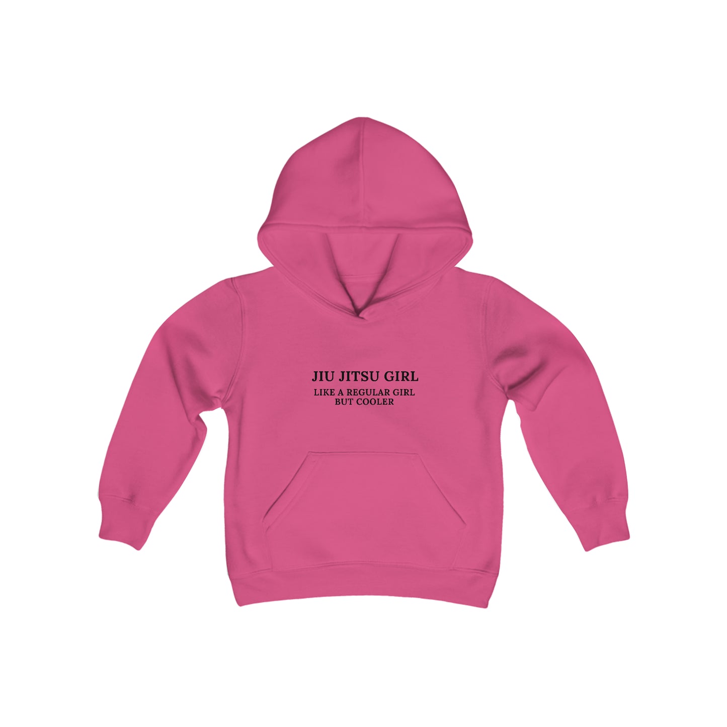 Jiu Jitsu Girl Youth Heavy Blend Hooded Sweatshirt