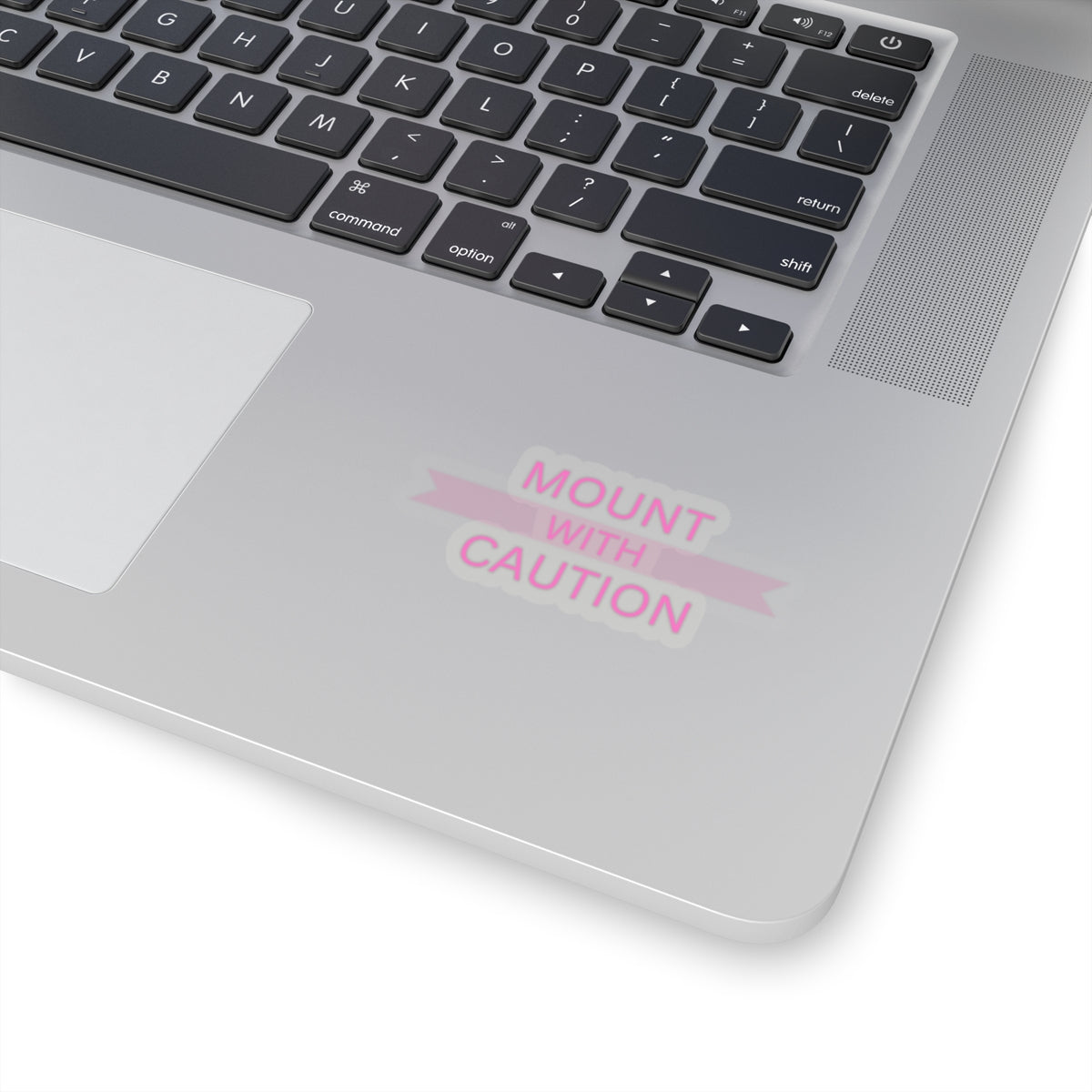 Mount with caution Kiss-Cut Stickers