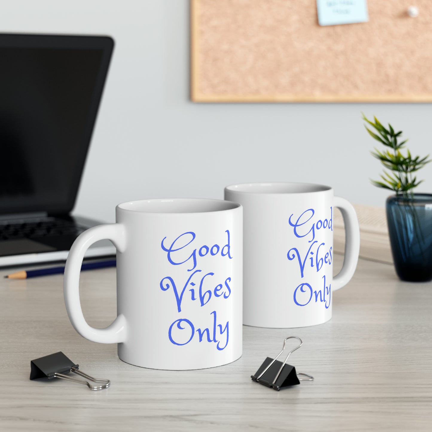 Good Vibes Only Ceramic Mug, 11oz