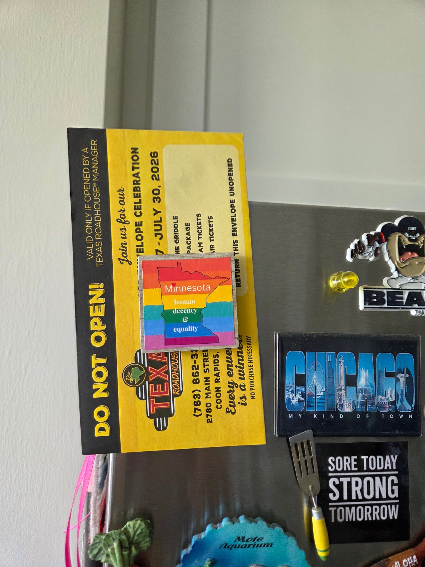 LGBTQ+ Pride Magnets | Handmade Rainbow & Equality Fridge Magnets | Inclusive Minnesota & Ally Decor | Love Wins
