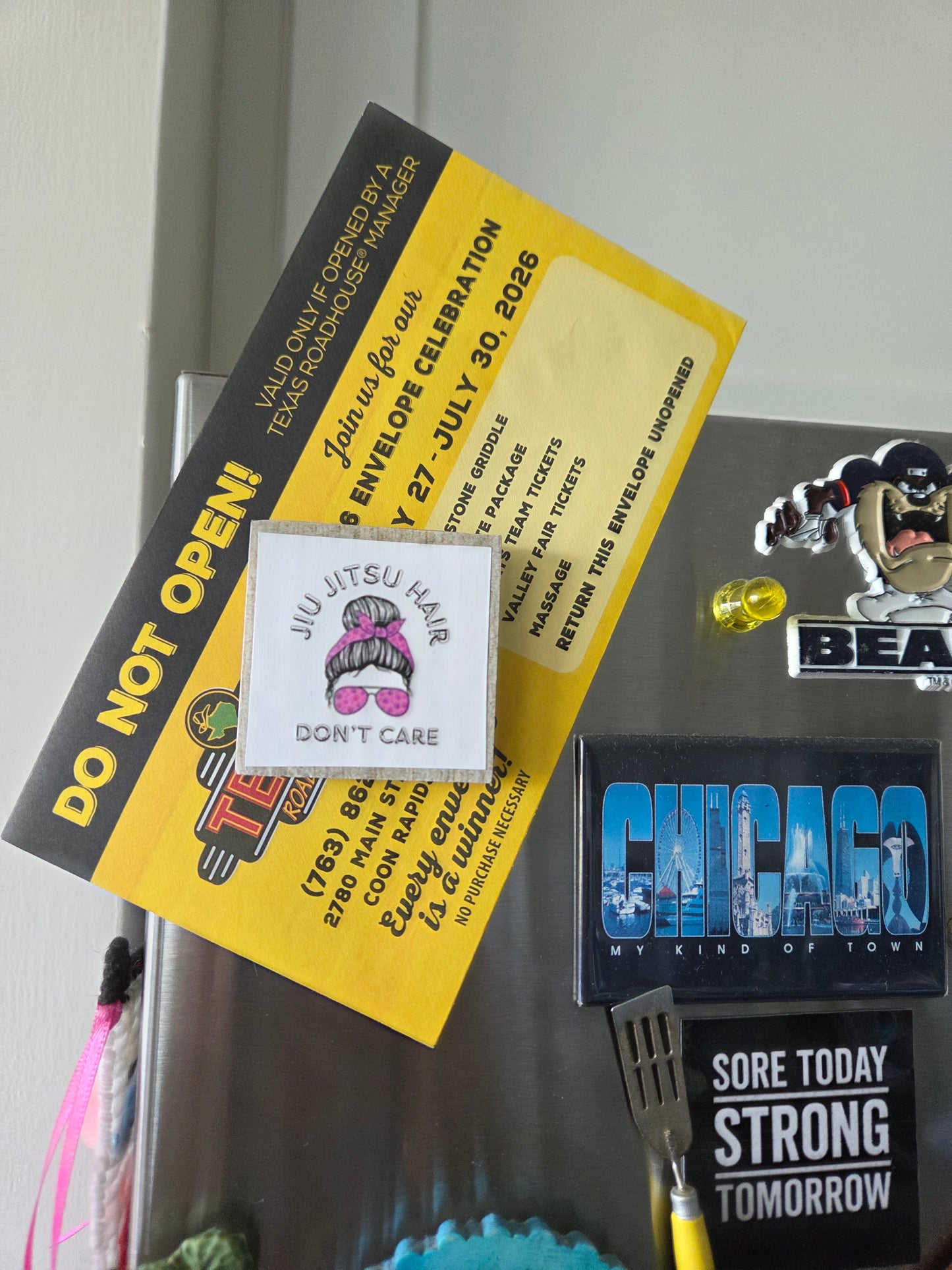 Jiu Jitsu Magnets | Funny BJJ Fridge Magnets | Grappling & Martial Arts Decor | Handmade MMA Gift Ideas for Jiu Jitsu Lovers