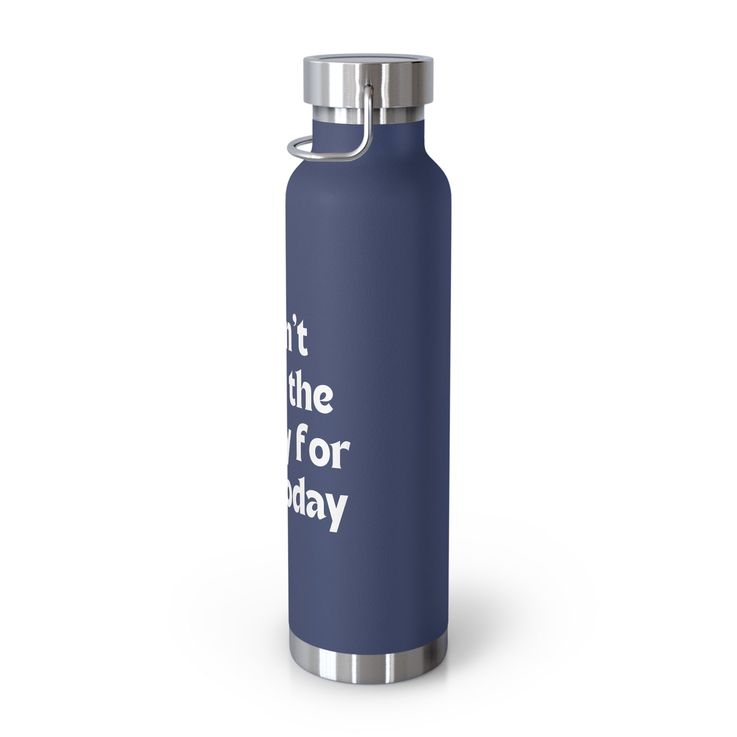 I don't have the energy for you today Copper Vacuum Insulated Bottle, 22oz