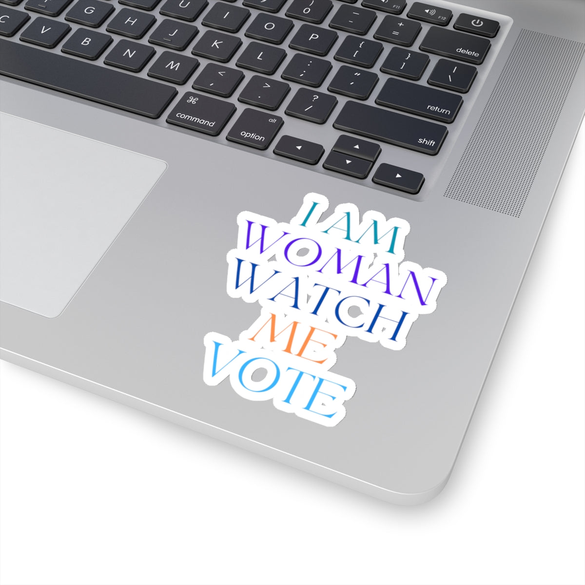 I am woman watch me vote Kiss-Cut Stickers