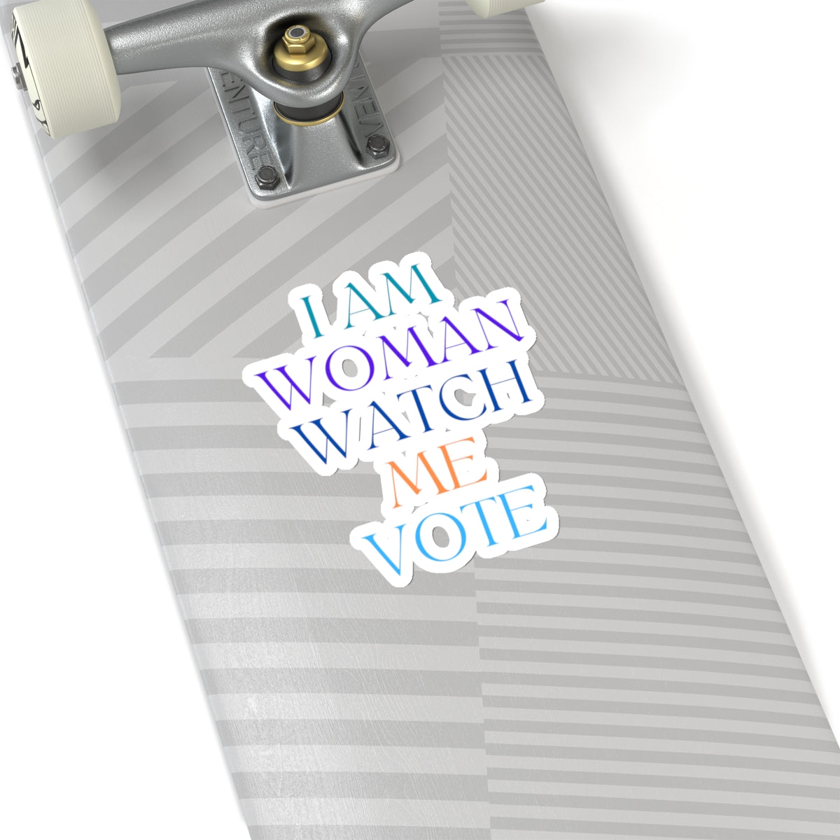 I am woman watch me vote Kiss-Cut Stickers