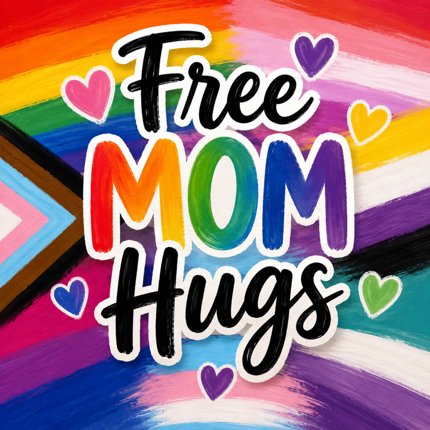 LGBTQ+ Pride Magnets | Handmade Rainbow & Equality Fridge Magnets | Inclusive Minnesota & Ally Decor | Love Wins