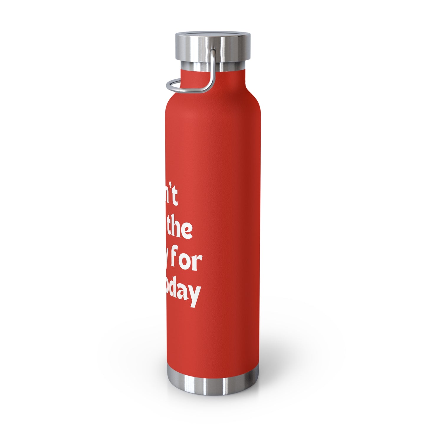 I don't have the energy for you today Copper Vacuum Insulated Bottle, 22oz