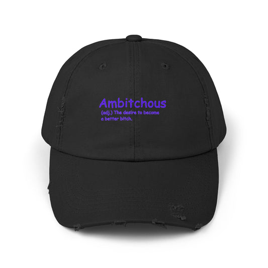 Ambitchous Unisex Distressed Cap