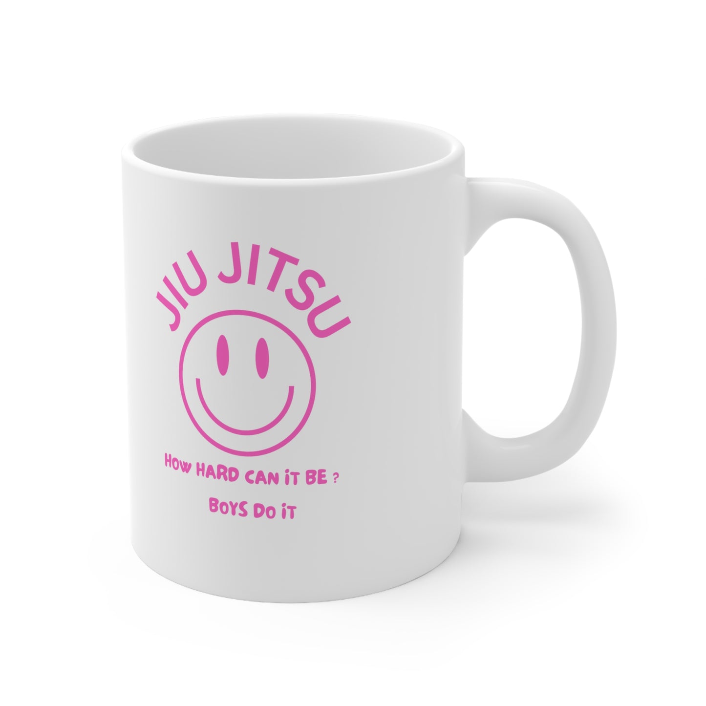 Jiu Jitsu How hard can it be? Boys do it Ceramic Mug 11oz