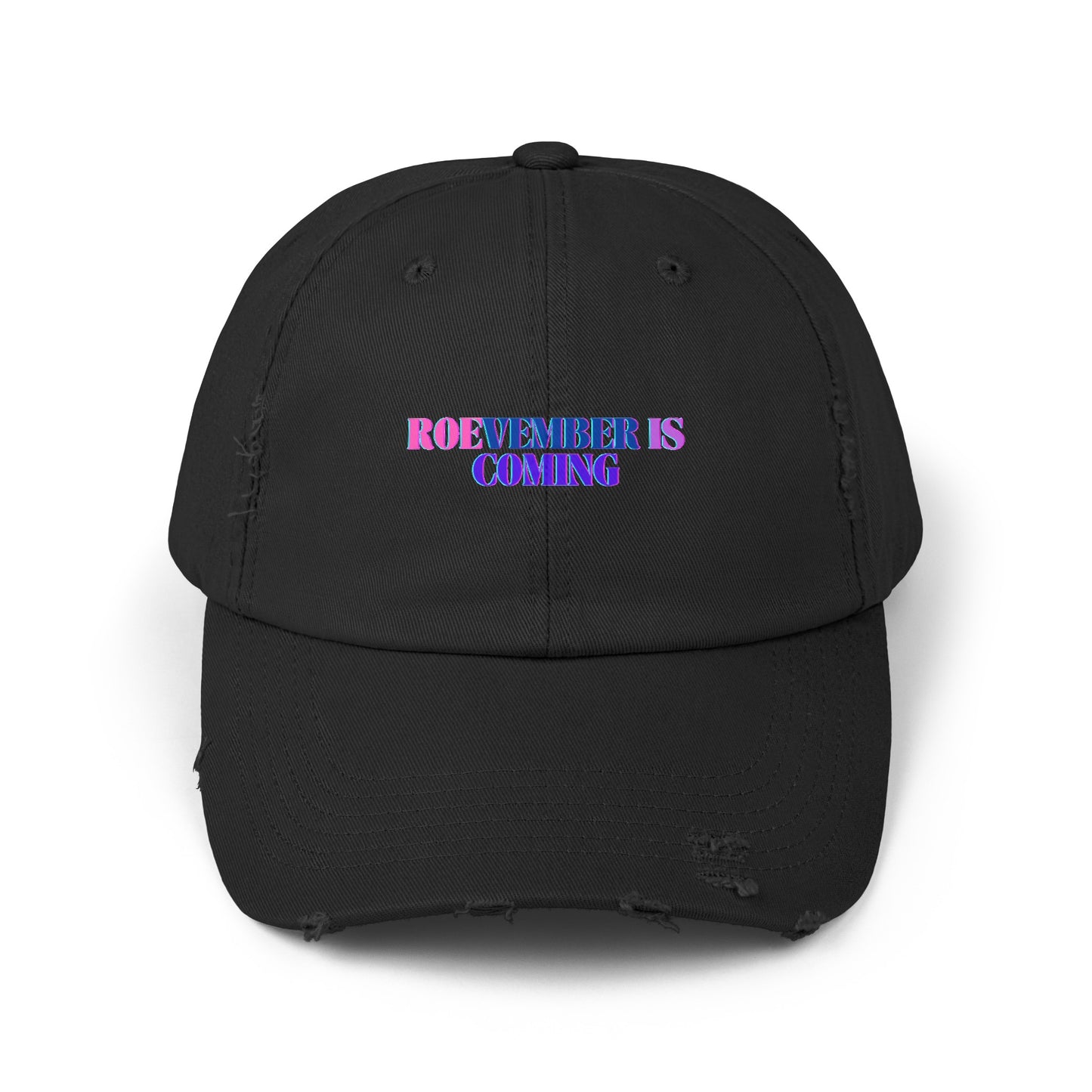 ROEVEMBER is coming Unisex Distressed Cap