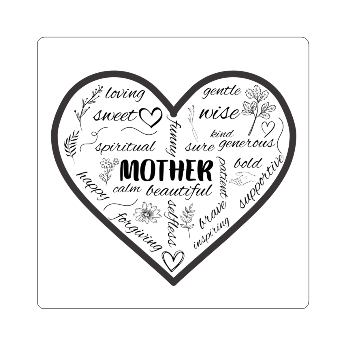 MOTHER Kiss-Cut Stickers