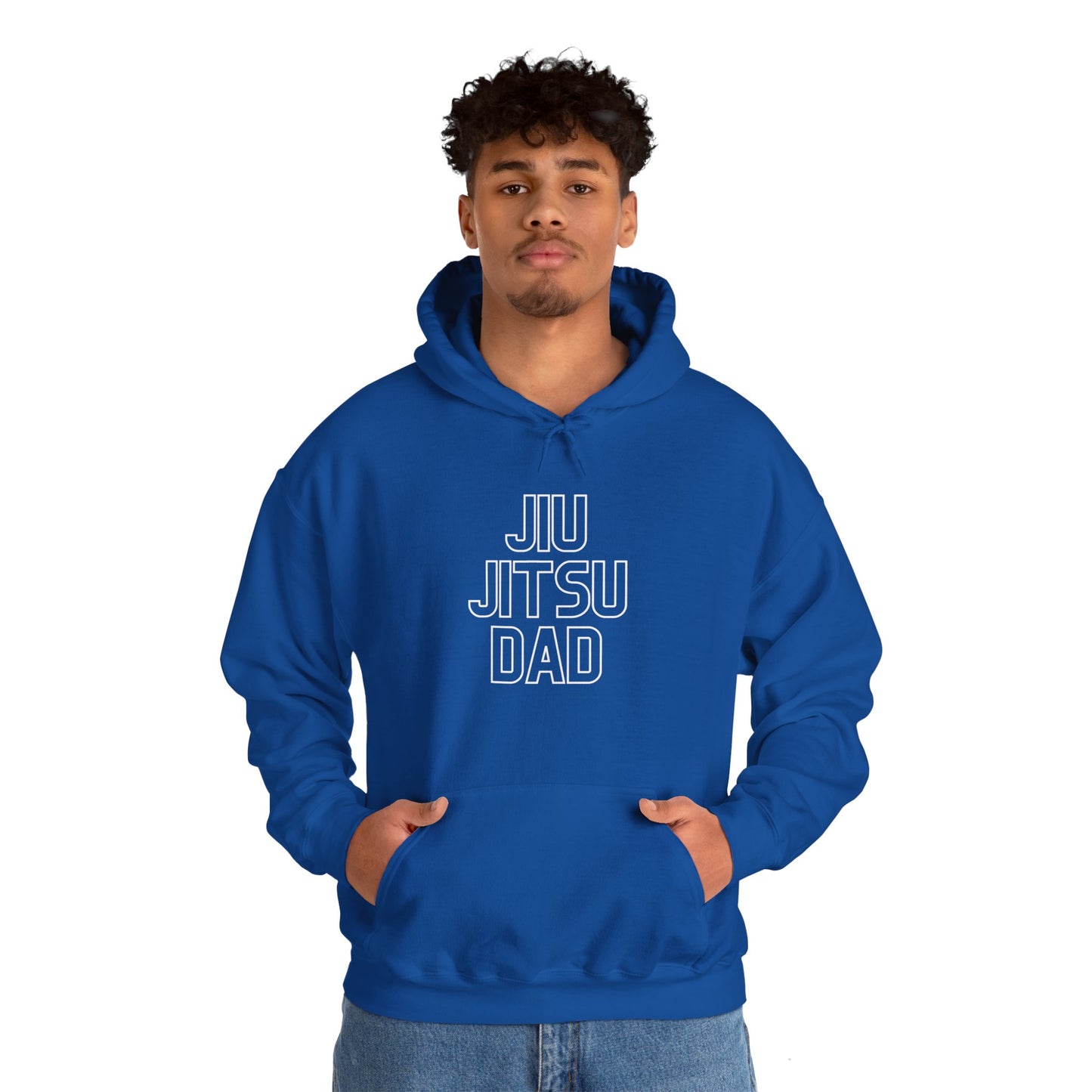 Jiu Jitsu Dad Unisex Heavy Blend™ Hooded Sweatshirt