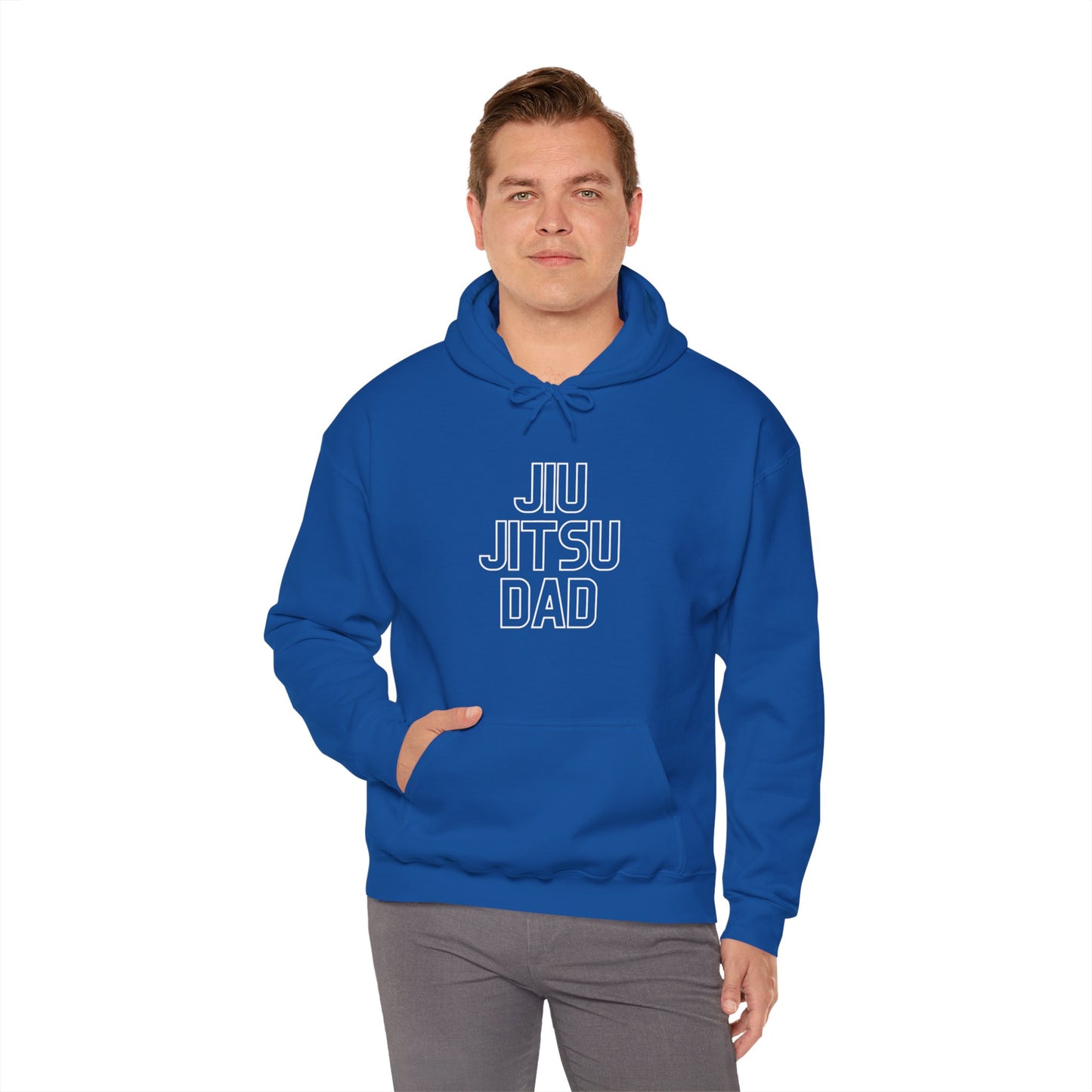 Jiu Jitsu Dad Unisex Heavy Blend™ Hooded Sweatshirt