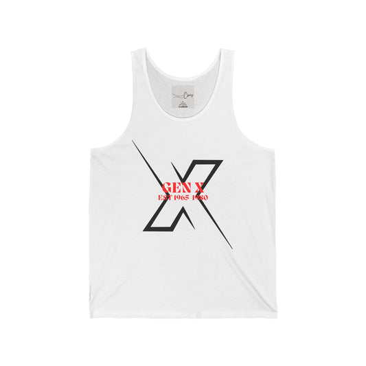 GEN X est 1965 - 1980 Unisex Jersey Tank