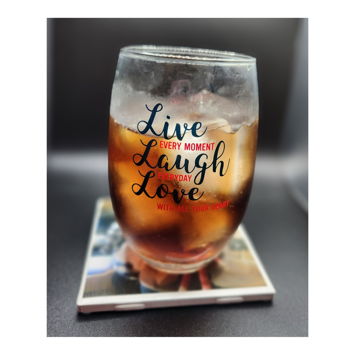 Personalized Handcrafted Photo Coasters Set of 4 | Custom Picture Coasters | Ceramic Drink Coasters | Family Photo Gift | Wedding Gift | Housewarming
