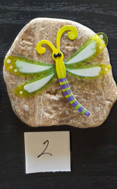 Handmade Dragonfly Stone Tile Magnets – Choose Your Design – One-of-a-Kind Nature & Whimsical Refrigerator Magnets