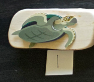 Handmade Sea Turtle Stone Tile Magnets – Choose Your Design – One-of-a-Kind Coastal & Ocean Refrigerator Magnets