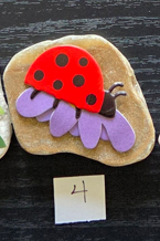 Handmade Ladybug Stone Tile Magnets – Choose Your Design – One-of-a-Kind Garden & Whimsical Refrigerator Magnets