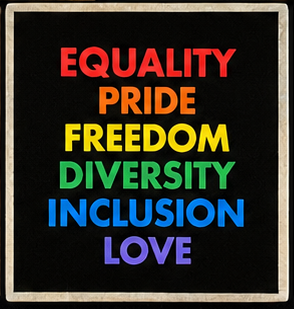 LGBTQ+ Pride Magnets | Handmade Rainbow & Equality Fridge Magnets | Inclusive Minnesota & Ally Decor | Love Wins