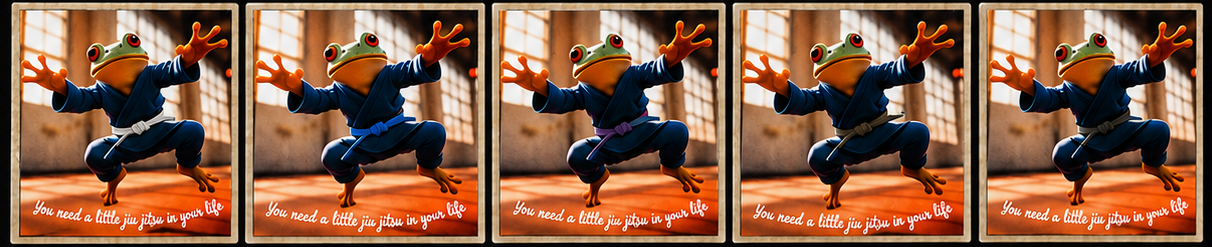 Jiu Jitsu Magnets | Funny BJJ Fridge Magnets | Grappling & Martial Arts Decor | Handmade MMA Gift Ideas for Jiu Jitsu Lovers