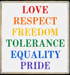 LGBTQ+ Pride Magnets | Handmade Rainbow & Equality Fridge Magnets | Inclusive Minnesota & Ally Decor | Love Wins